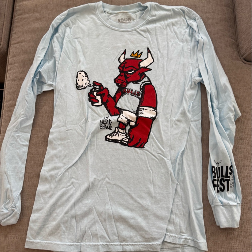 Benny The Bull Long Sleeve Graphic Tee